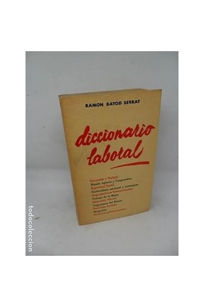 Diccionario laboral - Ramón Bayod Serrat